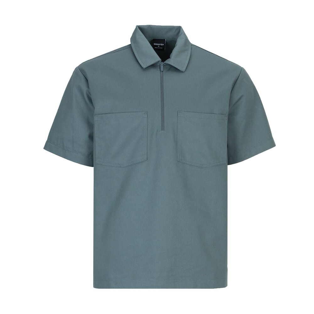 Eurostar Men Short Sleeve Work Shirt Basalt Size L